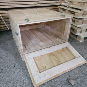 Skrzynia transportowa IPPC z otwieranym bokiem - na wymiar