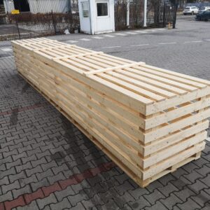 Skrzynia transportowa drewniana ażurowa dłużyca IPPC